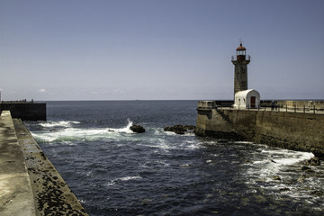 Farol na Foz do rio Douro