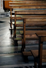 Fototapeta na wymiar Interno della Chiesa di Santa Maria della Pace, Roma