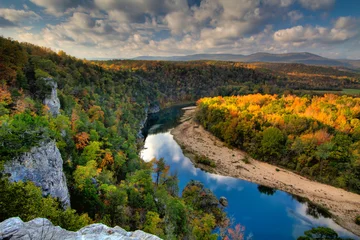 Foto op Aluminium Buffalo National River from above © ODell Outside