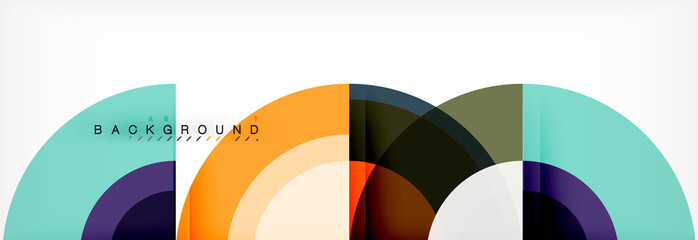 Obraz premium Vector circular abstract background