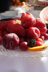 Buffet di dolci e frutta