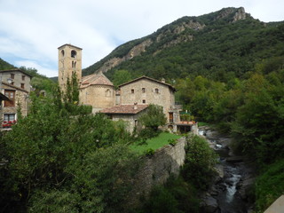 Fototapeta na wymiar Beget. Pueblo bonito de Girona, Cataluña, España