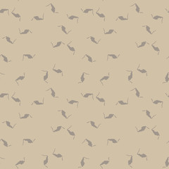 UFO military camouflage seamless pattern in different shades of beige and brown colors