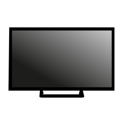 tv on white background