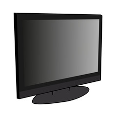  isolated tv on white background