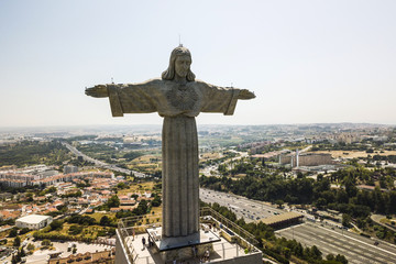 The statue of Christ. The view from the top.