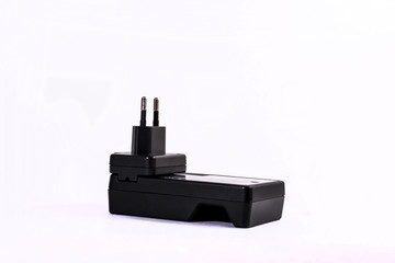 black battery charger for charging batteries