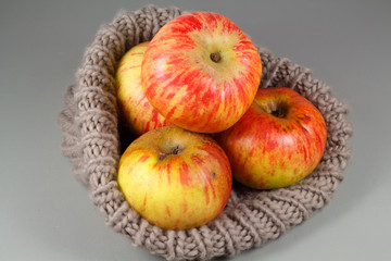 Pommes dans un bonnet