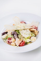 salad with chicken meat