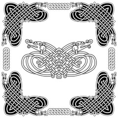 Banner in the Celtic style.