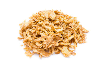 Röstzwiebel isoliert freigestellt auf weißen Hintergrund, Freisteller