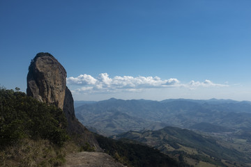 Fototapeta na wymiar Pedra do Bau, a touristic place at south region of Minas Geraes state, Brazil