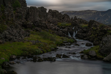 Fototapeta na wymiar Landscapes in the south coast of Iceland, summer 2018