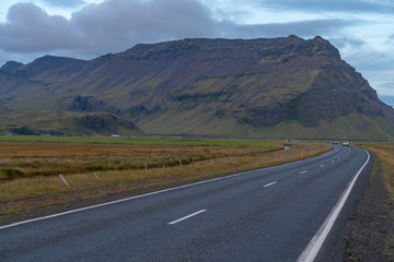 Landscapes in the south coast of Iceland, summer 2018