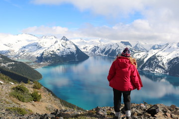 Naklejka premium Hiking Panorama Ridge