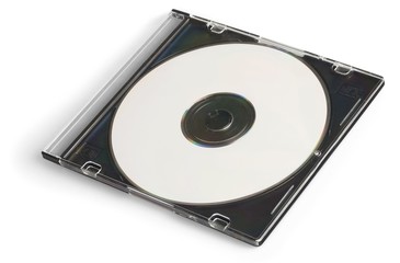 Fototapeta premium CD/DVD in a jewel case