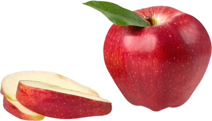 Apple and apple wedges