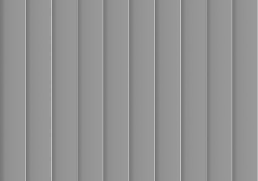 Colorful background consisting of gray rectangle in a row next to each other. Mosaic of geometric elements. Gray vertical louver of parts 