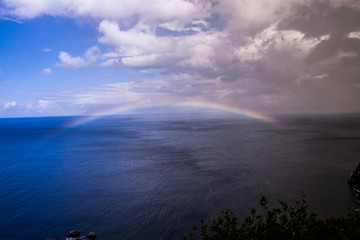 Fototapeta premium Bridge between two areas. Freedom between to sites.