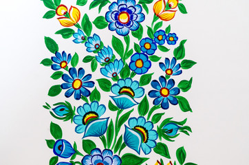 abstract floral background with flowers