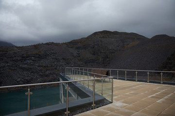 Mountains in Wales in the autumn time.