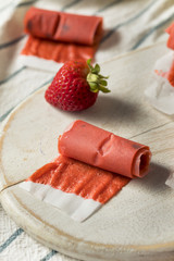 Sweet Homemade Strawberry Fruit Leather