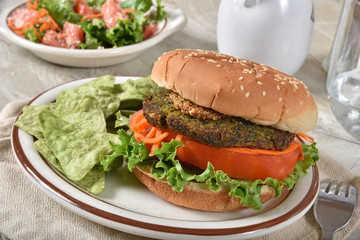 Kale Veggie Burger