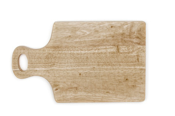 Cutting board isolated on white background