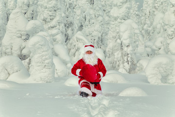 Authentic Santa Claus in Lapland.