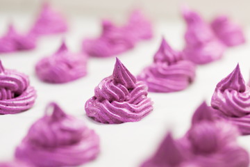 Food. Blueberry marshmallows