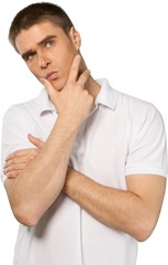 Obraz premium handsome young man with a new idea