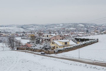 Nevicata Guidonia Montecelio 2018