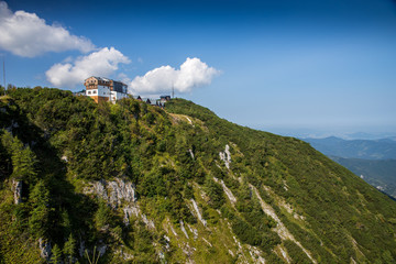 Fototapeta na wymiar Österreich Berge Alpen Wandern Landschaft Aussicht Natur
