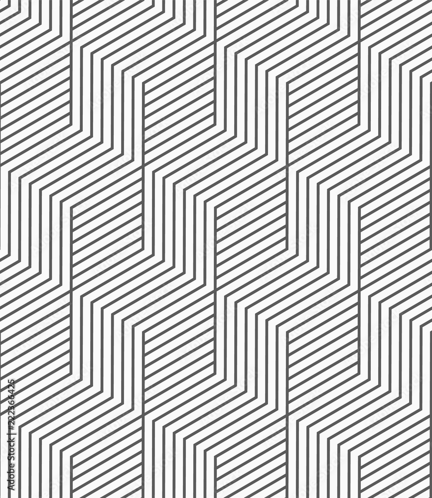 Poster vector seamless pattern. geometric background with lines