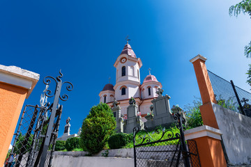 Christian Orthodox church in Tarlungeni village, Brasov region - Romania