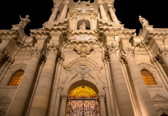 Cathedral of Syracuse entrance