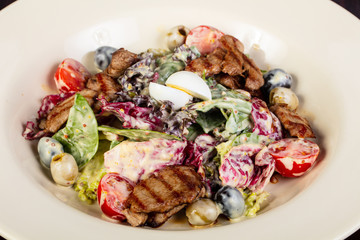 Roasted pork salad