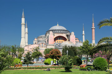 Naklejka premium Temple of St. Sophia in Istanbul