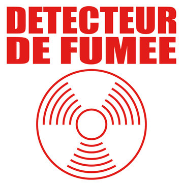 Logo détecteur de fumée.