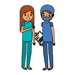 surgery staff medical characters