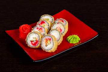 Japanese roll with crab