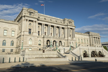 Fototapeta na wymiar Library of Congress, the worlds largest library in Washington DC United States