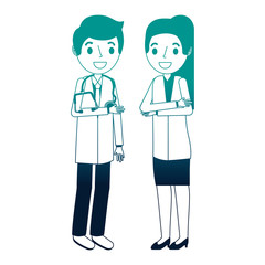 couple doctors characters icon