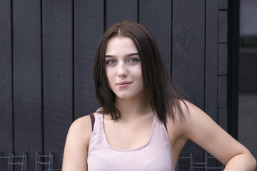 Fototapeta premium Attractive lady with kind smile