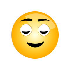 Smile icon. Emotion smile. Vector Illustration