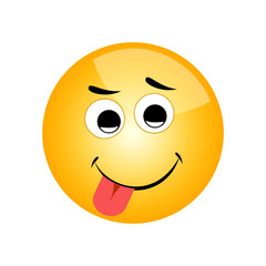 Smile icon. Emotion smile. Vector Illustration