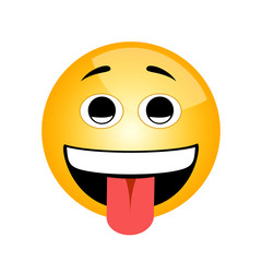 Smile icon. Emotion smile. Vector Illustration