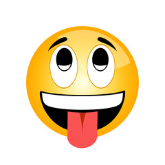 Smile icon. Emotion smile. Vector Illustration