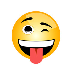 Smile icon. Emotion smile. Vector Illustration