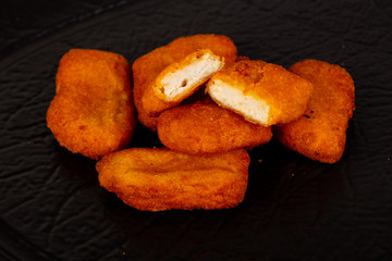 Fried chicken nuggets